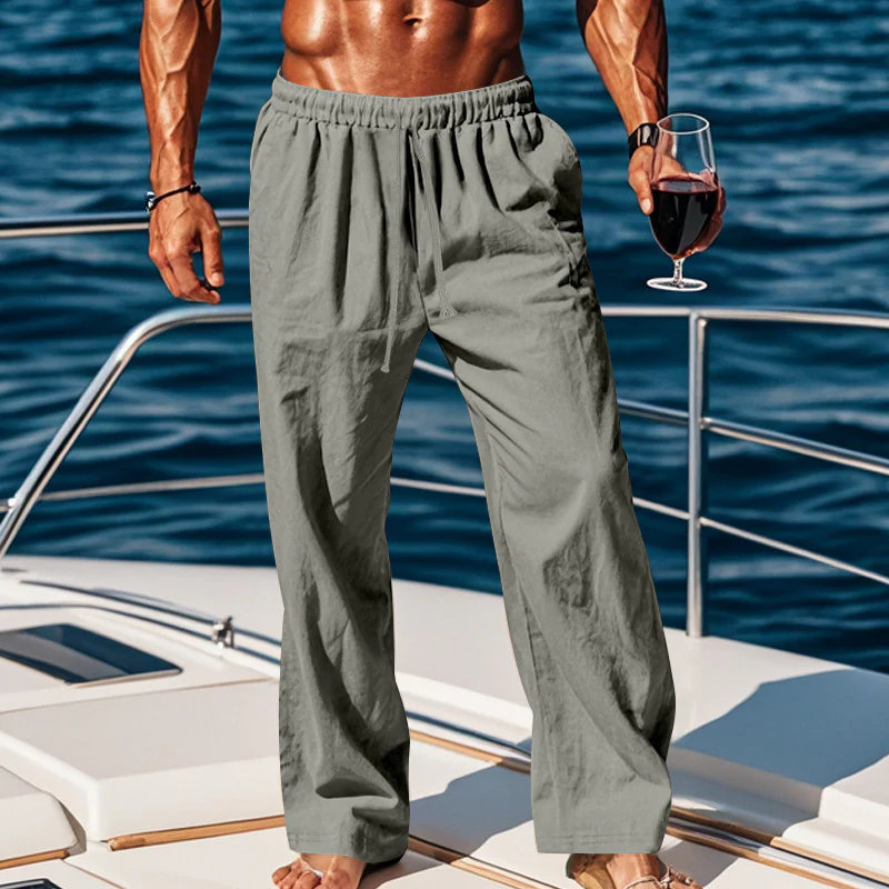 Men'S Casual Wide-Leg Pants